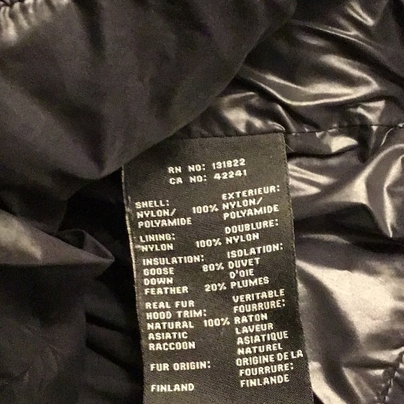 SAM Black Puffer Jacket with Fur Hood - Picture 3 of 3